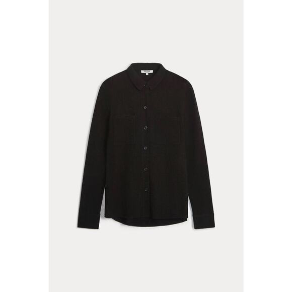 NAKED CASHMERE SAMSON CASHMERE BUTTON-UP  BOXY POCKETS OVERSIZED SOFT‎ SHIRT XL - Picture 1 of 6